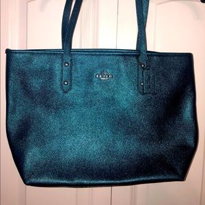 Coach City Tote - Teal Mermaid Green